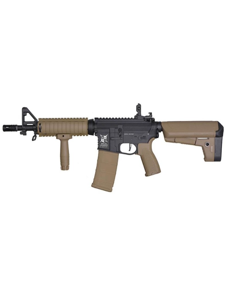 DELTA ARMORY DA-C02 AR15 CQB-R CHARLIE PRETO/TAN AEG [DA-C02-HT]