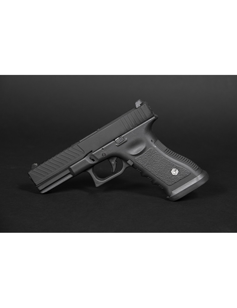 GAS PISTOL EVOLUTION E017 WARRIOR BLOWBACK BLACK [EP0117]