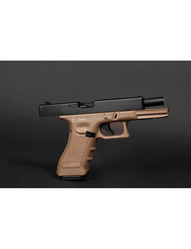 GASPISTOLE EVOLUTION E017 TAN METALL BLOWBACK [EP0217-T]