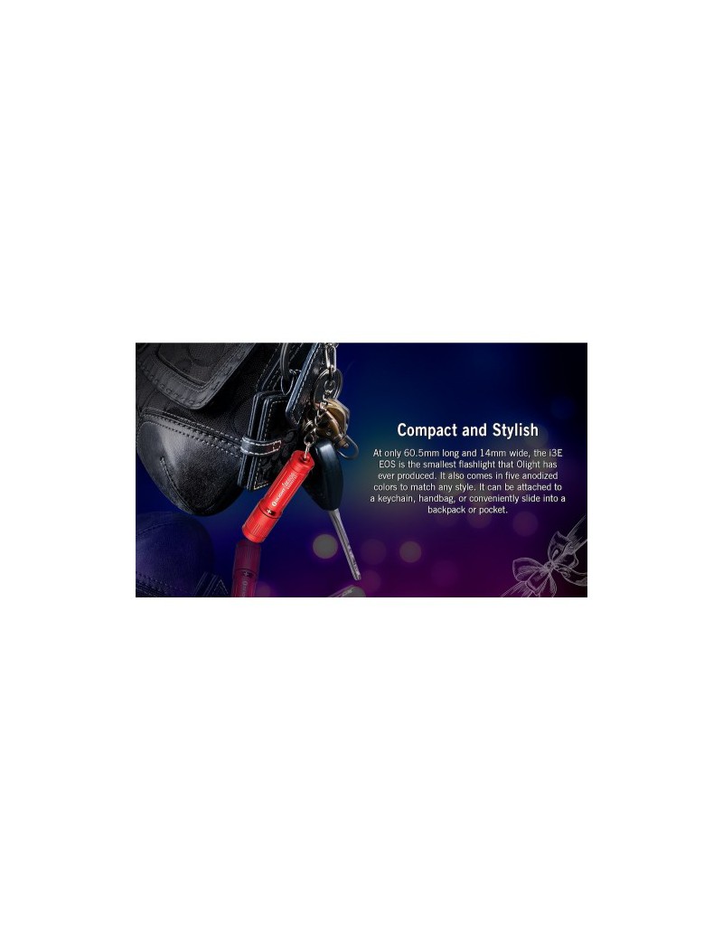 OLIGHT i3E EOS POCKET TORCH 90 LUMEN [105002011]