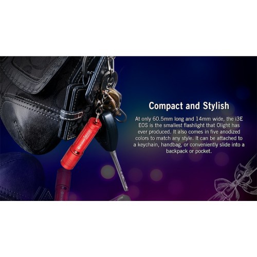 OLIGHT i3E EOS POCKET TORCH 90 LUMEN [105002011]