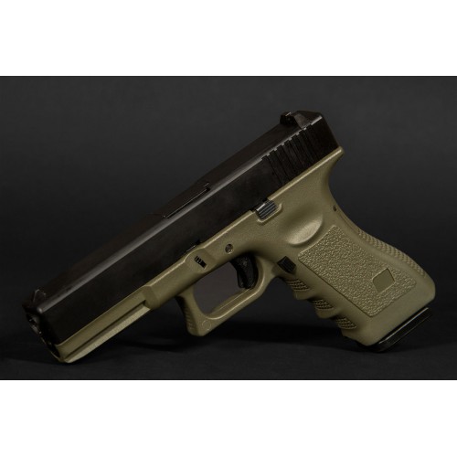 PISTOLA A GÁS EVOLUTION E017 GREEN METAL BLOWBACK [EP0217-G]