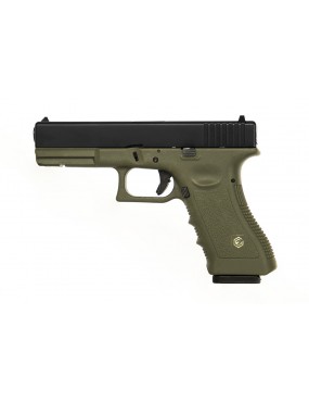 PISTOLA A GÁS EVOLUTION E017 GREEN METAL BLOWBACK [EP0217-G] 2