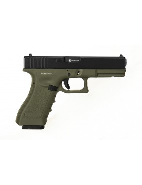 EVOLUTION E017 GREEN METAL BLOWBACK GAS PISTOL [EP0217-G]