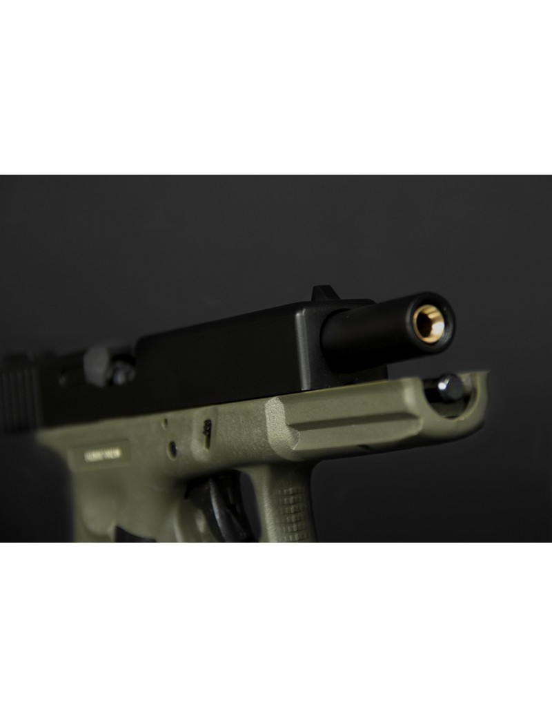 EVOLUTION E017 GREEN METAL BLOWBACK GASPISTOLE [EP0217-G]