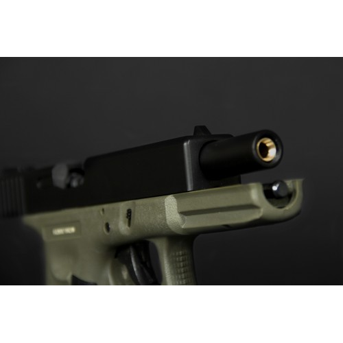 PISTOLA DE GAS EVOLUTION E017 GREEN METAL BLOWBACK [EP0217-G]