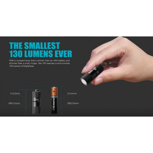 OLIGHT i1R 2 EOS MINI-TASCHENLAMPE 150 LUMEN MIT WIEDERAUFLADBAREM AKKU [105002022]