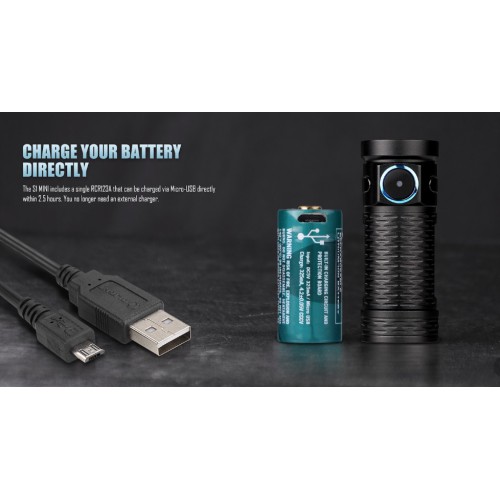 OLIGHT S1 MINI BATON LED TORCH 600 LUMEN [105002026]