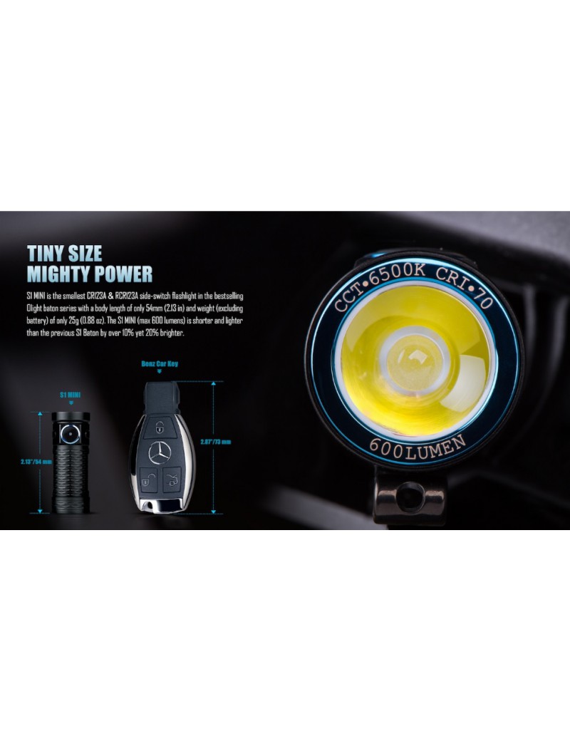 OLIGHT S1 MINI BATON LED TORCH 600 LUMEN [105002026]