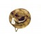 CAPPELLO JUNGLE CON FALDA IN COTONE URBAN GREEN LEAF TG. L  [JM-301L]