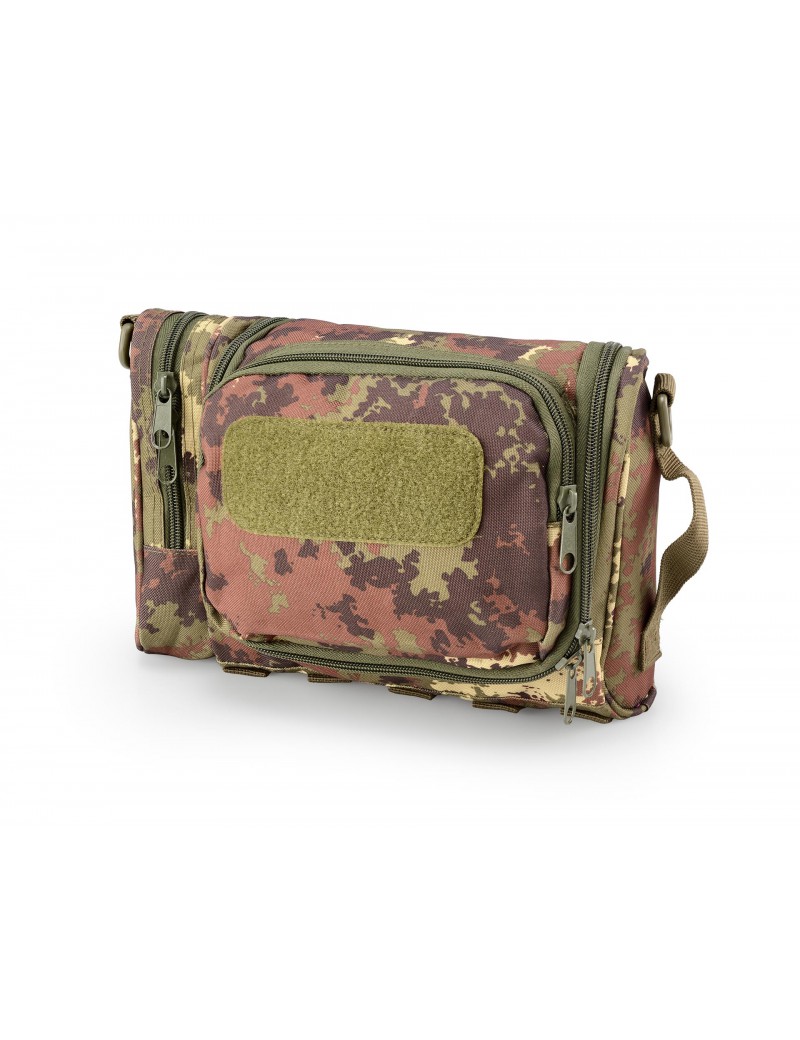 POCHETTE POUR ACCESSOIRES DE SALLE DE BAIN CAMOUFLAGE ITALIEN "BEAUTY POUCH" [D5-B0759 VI]