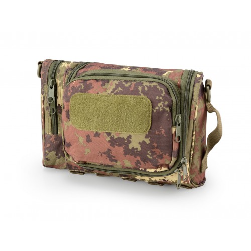 TASCHE FÜR BADEZIMMERZUBEHÖR "BEAUTY POUCH“ CAMOUFLAGE ITALIENISCH [D5-B0759 VI]