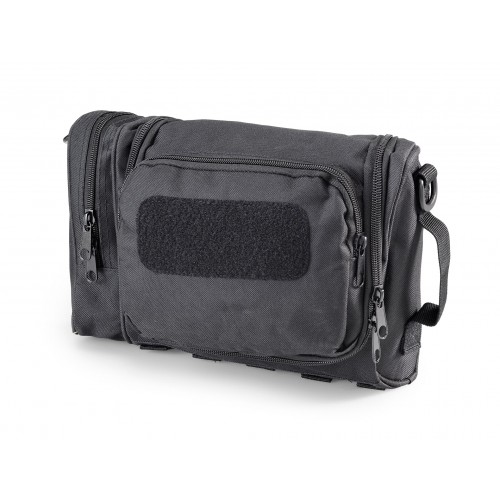 SCHWARZE „BEAUTY POUCH“ BADEZIMMERZUBEHÖRTASCHE [D5-B0759 B]