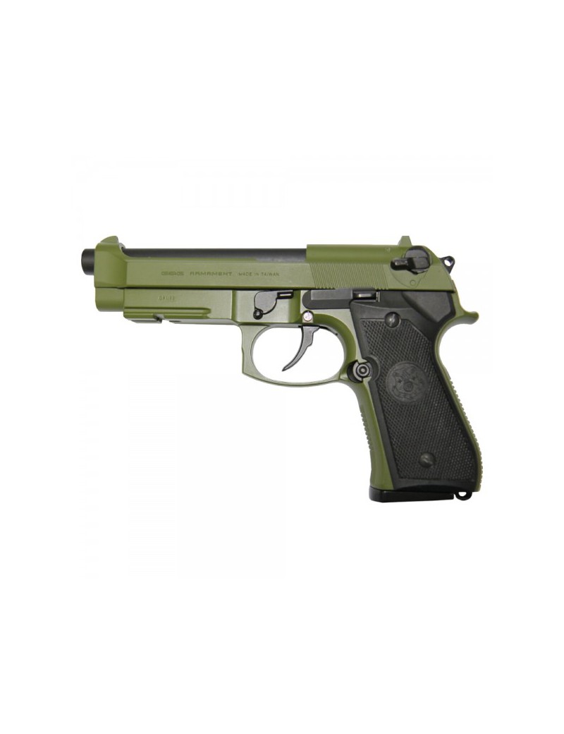 PISTOLA DE GAS G&G GPM92 HUNTER VERDE [GG-M92V]