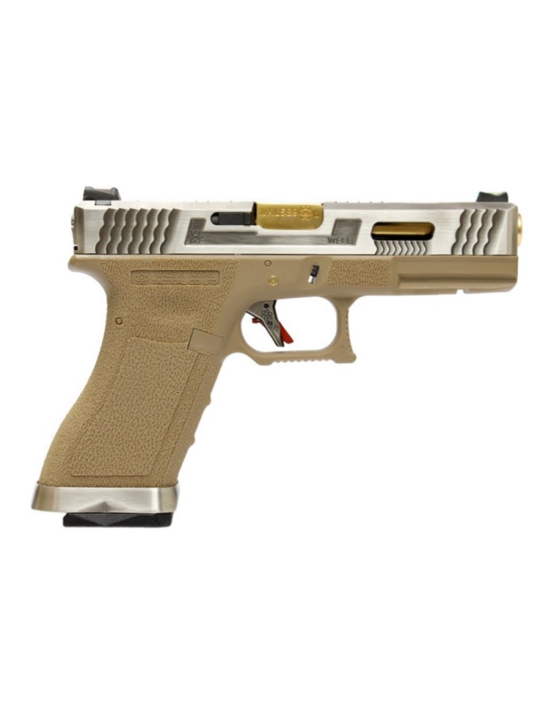 PISTOLA DE GÁS WE G17 FORCE SÉRIE T4 [WG01WET-4]