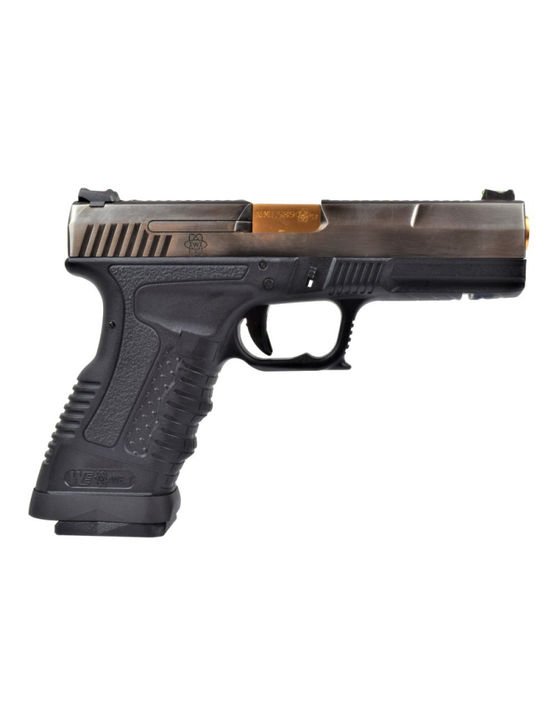 WE GAS GUN GP1799 T3 BLACK/SILVER/GOLD [WGP-3]