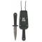 K25 MINI BOTERO TAKTISCHES MESSER MIT 7,5 CM FESTSTEHENDER KLINGE UND STARREM KETTENSCHUTZ [31898]
