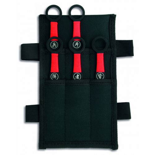 ALBAINOX SET DI 6 COLTELLI DA LANCIO LAMA FISSA [31850]