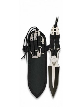 ALBAINOX SET DI 3 COLTELLI DA LANCIO LAMA FISSA [32344]