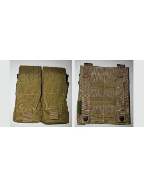 DOUBLE SPRING MAGAZINE POUCH M4-AK DOUBLE COYOTE TAN [D5-M4AK / 2 CT] 2