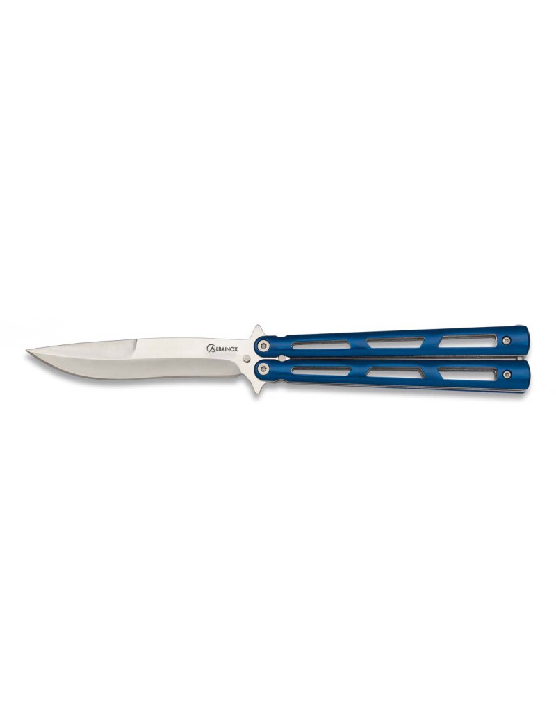 ALBAINOX COLTELLO BUTTERFLY BLU LAMA 10,3 CM [02143]