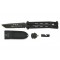 K25 COLTELLO BUTTERFLY NERO CON TAGLIA CINTURA LAMA 11.4 CM [36215]