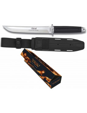 TOKISU COLTELLO LAMA FISSA CON FODERO IN NYLON E KAIDEX LAMA DI 19,4 CM  [32389]