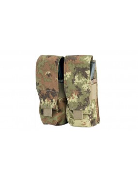 DEFCON 5 BOLSA CAMO-ITALIANO PARA DOBLE CARGADOR M4/AK [D5-M4AK/2 VI]