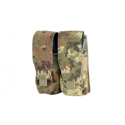 DEFCON 5 POCHETTE CAMO-ITALIEN POUR CHARGEUR DOUBLE M4/AK [D5-M4AK/2 VI]