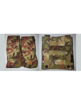 DEFCON 5 BOLSA CAMO-ITALIANO PARA DOBLE CARGADOR M4/AK [D5-M4AK/2 VI] 2
