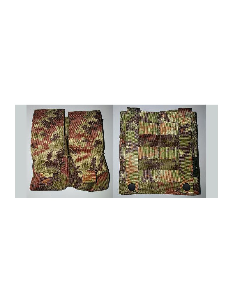 DEFCON 5 PORTA CARICATORE DOPPIO VEGETATO ITALIANO PER M4-AK [D5-M4AK/2 VI]