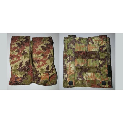 DEFCON 5 POCHETTE CAMO-ITALIEN POUR CHARGEUR DOUBLE M4/AK [D5-M4AK/2 VI]