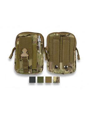 BOLSO BÁRBARIC PARA ACESSÓRIOS COM PORTA CANETA EXTERNO E FIXAÇÃO MOLLE MULTICAM COLOR [34880-CP]