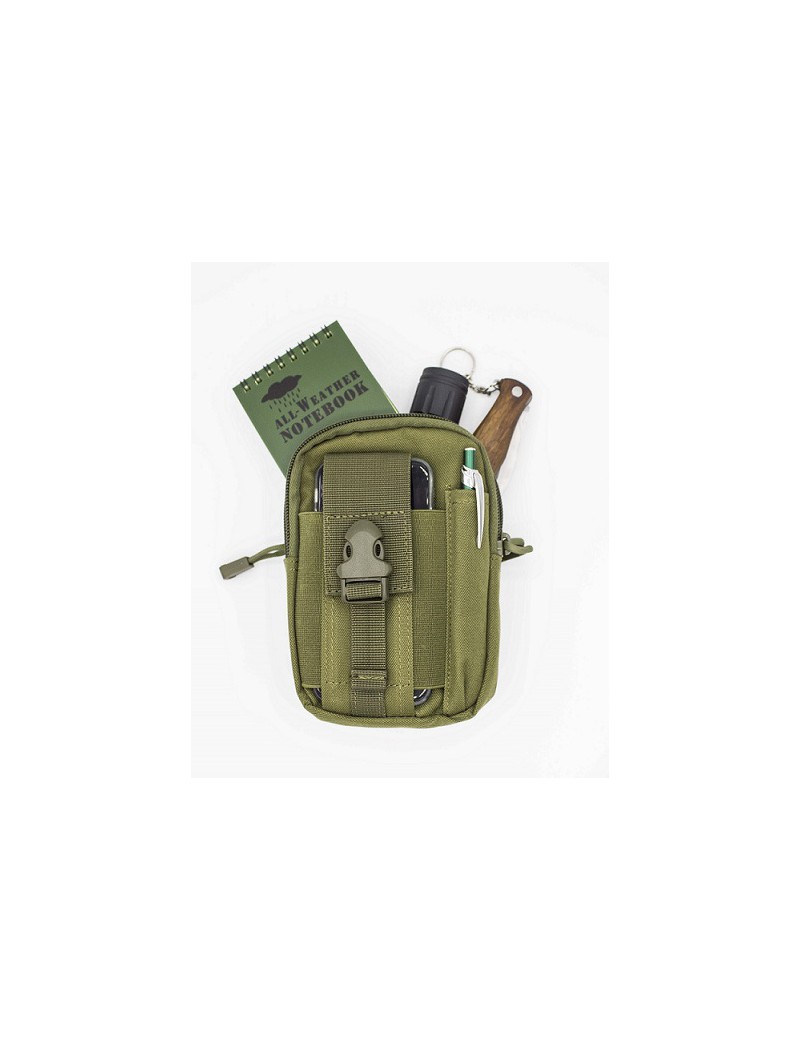 BOLSO BÁRBARIC PARA ACESSÓRIOS COM PORTA CANETA EXTERNO E FIXAÇÃO MOLLE MULTICAM COLOR [34880-CP]