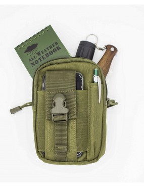 BOLSILLO BARBARIC PARA ACCESORIOS CON PORTA BOLÍGRAFOS EXTERNO Y ENGANCHE MOLLE COLOR COYOTE TAN [34880-CO] 2