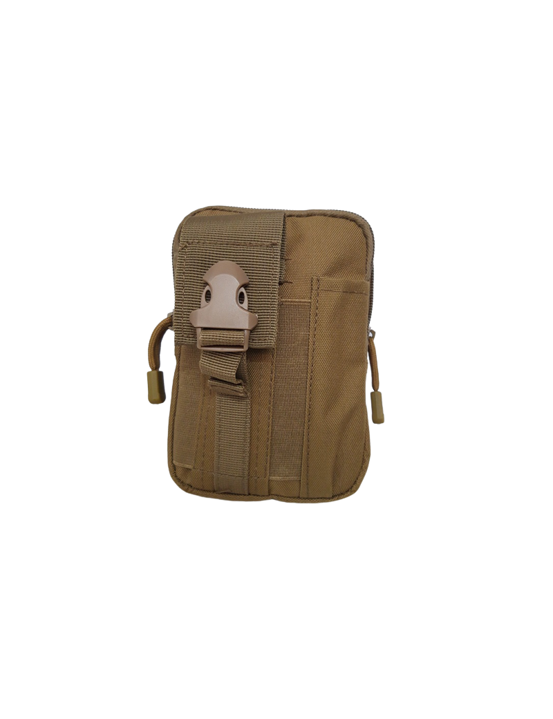 BOLSILLO BARBARIC PARA ACCESORIOS CON PORTA BOLÍGRAFOS EXTERNO Y ENGANCHE MOLLE COLOR COYOTE TAN [34880-CO]