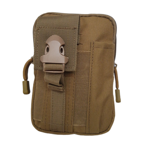 BOLSILLO BARBARIC PARA ACCESORIOS CON PORTA BOLÍGRAFOS EXTERNO Y ENGANCHE MOLLE COLOR COYOTE TAN [34880-CO]