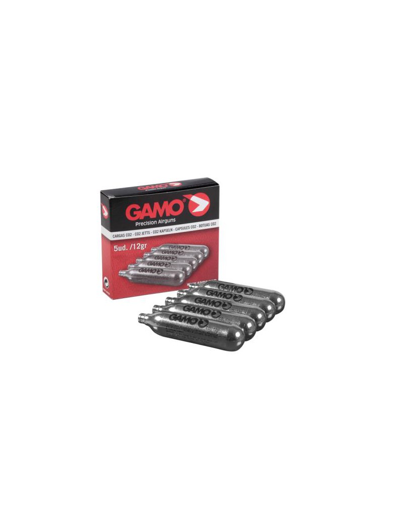 CARTUCHOS Co2 12gr GAMO BOX 5 pçs [6212470]