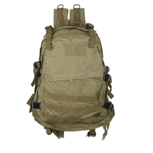 MOCHILA TÁTICA "BARBARIC" MOLLE SYSTEM 40 LITROS DE CAPACIDADE, COYOTE TAN COLOR [34924-CO]