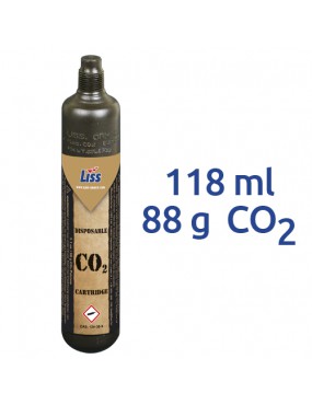 CO2 FLASCHE 88 gr LISS [II09] 2