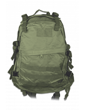 "BARBARIC" TACTICAL BACKPACK MOLLE SYSTEM 40 LITERS CAPACITY, GREEN COLOR [34924-VE]