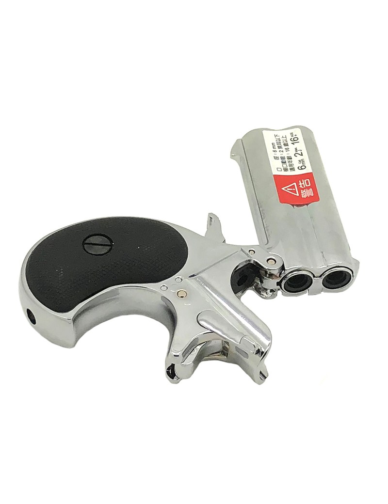 PISTOLET A GAZ AIRSOFT MAXTACT DERRINGER ARGENT 6MM [211639]