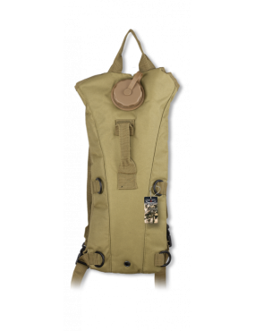 SAC À DOS HYDRATATION 2.5L COULEUR COYOTE 600D [34890-CO]