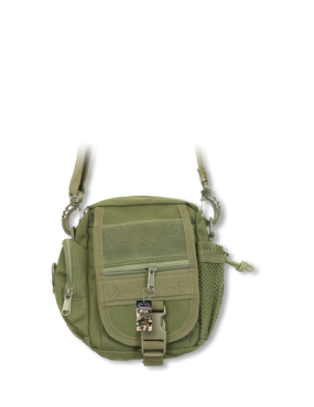 BARBARIC SURVIVAL BAG GREEN 600D WITH SPRING SYSTEM [34885-VE]