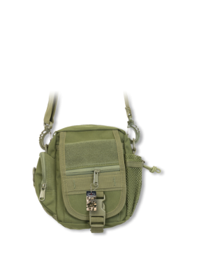 BORSA DI SOPRAVVIVENZA COLORE VERDE 600D CON SISTEMA A MOLLE BARBARIC [34885-VE]