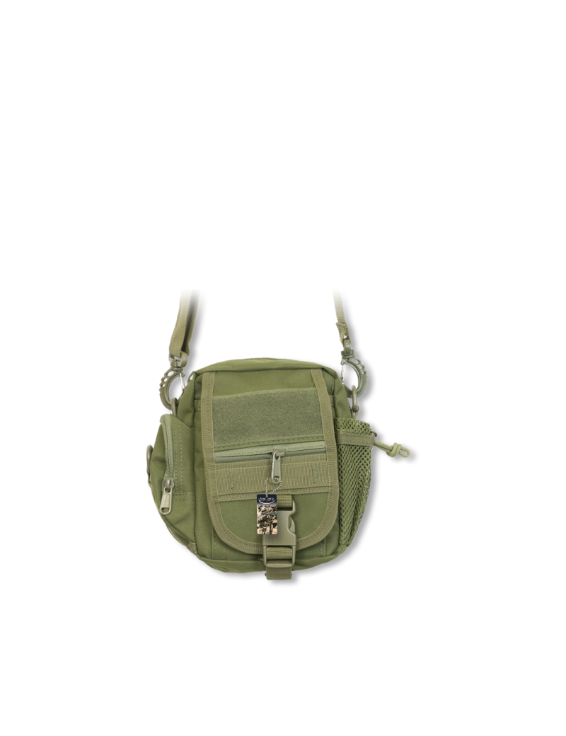 BARBARIC SAC DE SURVIE VERT 600D AVEC SYSTÈME À RESSORT [34885-VE]