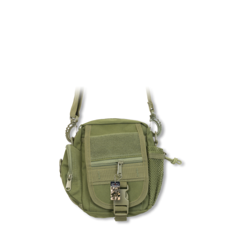 BARBARIC SAC DE SURVIE VERT 600D AVEC SYSTÈME À RESSORT [34885-VE]