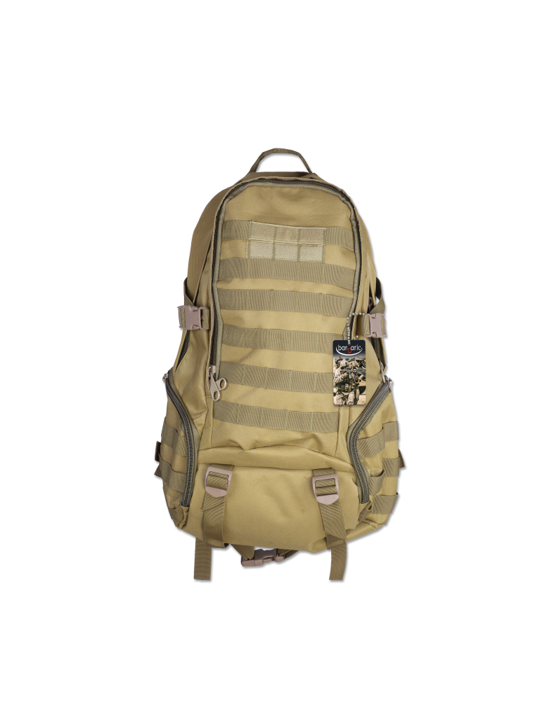 BARBARIC TACTICAL BACKPACK 600D WITH ADJUSTABLE SHOULDER STRAPS COYOTE 38L  [34882-CO]