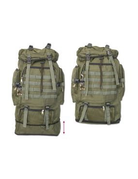 BARBARISCHER GRÜNER 60-LITER-NYLON-RUCKSACK [34936-VE]