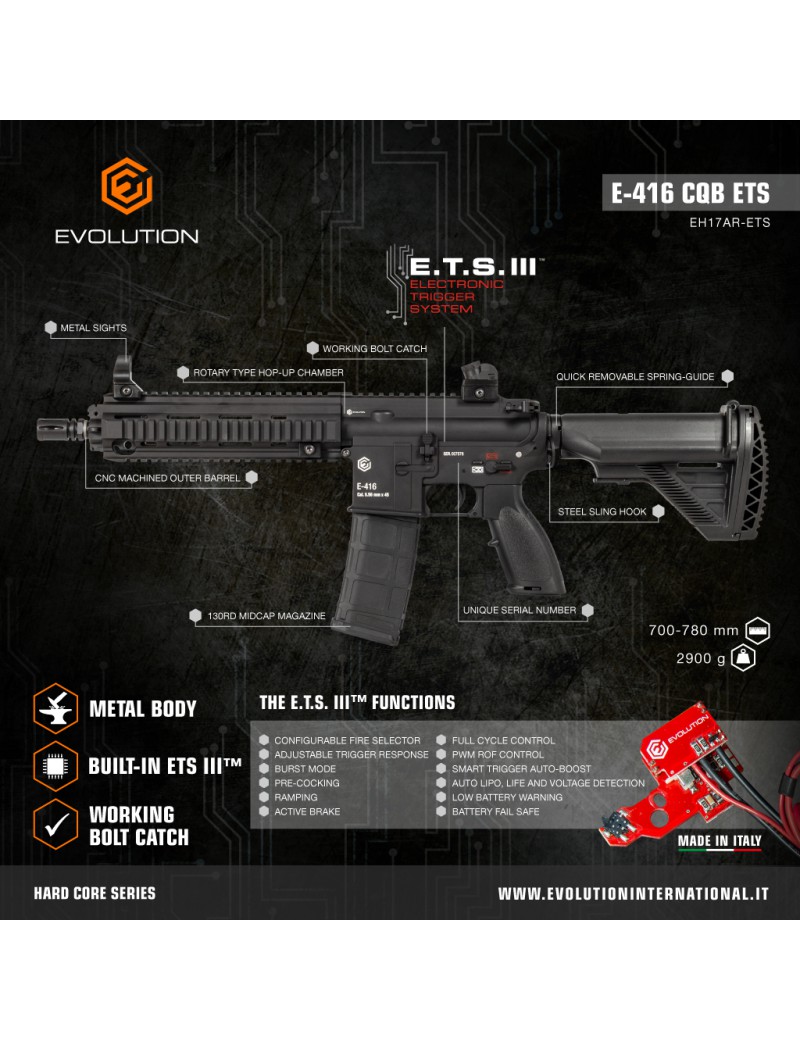 EVOLUTION E-416 CQB ETS III [EH17AR-ETS]